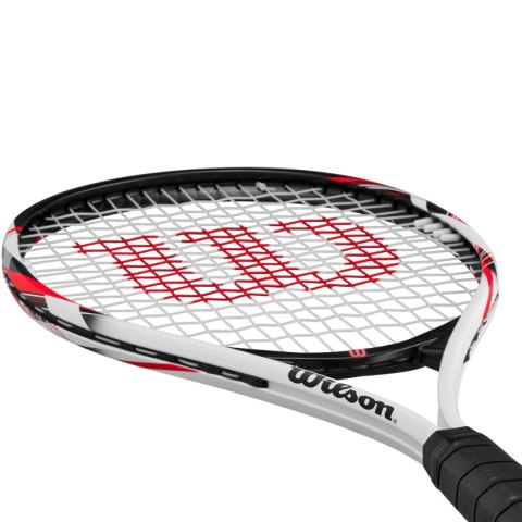 Wilson Rakieta do tenisa ziemnego Wilson Fusion XL TNS RKT 2 4 1/4 biało-czerwono-czarna WR199110U2