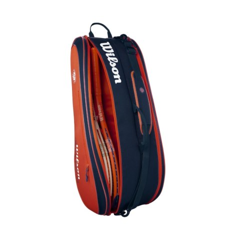 Wilson Torba tenisowa Wilson Roland Garros 2026 Team 6PK pomarańczowo-granatowa WR8053301001
