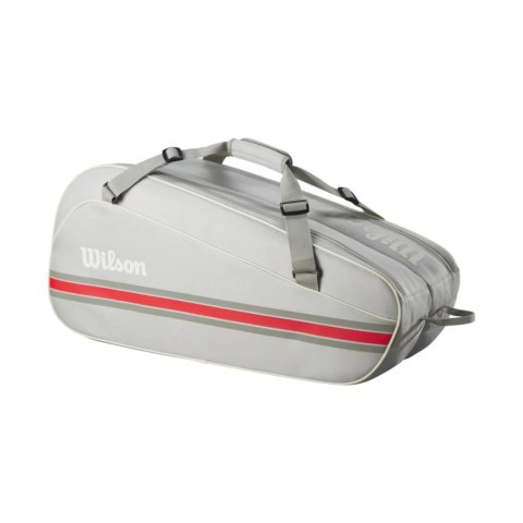 Wilson Torba tenisowa Wilson Team 6PK szaro-czerwona WR8039903001