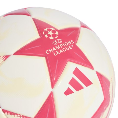 Adidas Piłka nożna adidas UEFA Champions League 26/27 Real Madrid Mini biało-różowa KE5107