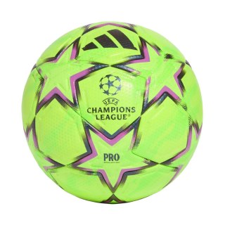 Adidas teamwear Piłka nożna adidas UCL Pro Winter 26/27 League Stage zielono-czarno-różowa KE9769