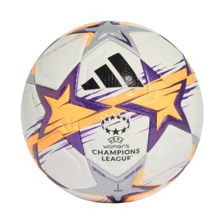 Adidas teamwear Piłka nożna adidas UCL Womens Pro 26/27 League Stage biało-pomarańczowo-fioletowa KE5141