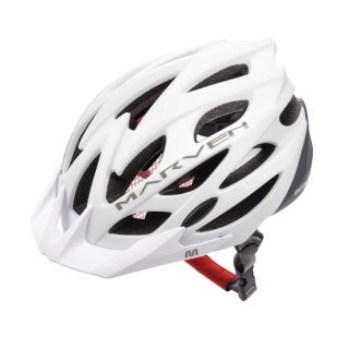 Meteor Kask Meteor Marven L 58-61 cm biało-szary 24725