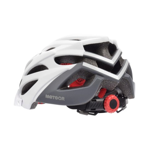 Meteor Kask Meteor Marven L 58-61 cm biało-szary 24725