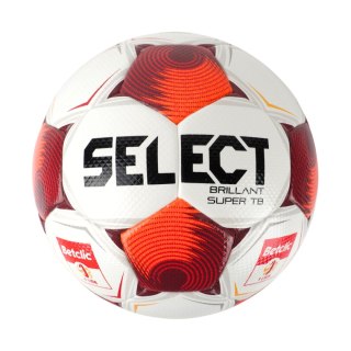 Select Piłka nożna Select Brillant Super TB Betclic 1 Liga FIFA Quality PRO biało-czerwono-pomarańczowa 1018437