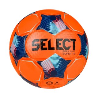 Select Piłka nożna Select Brillant Super TB FIFA Quality PRO pomarańczowo-niebieska 1018437