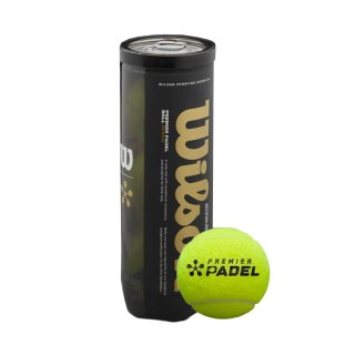 Wilson Piłki do padla Wilson Premier Padel Speed 3 Ball Can żółte WR8908501001