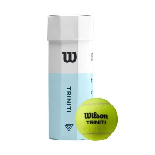Wilson Piłki do tenisa ziemnego Wilson Triniti 3 szt. żółte WRT125200