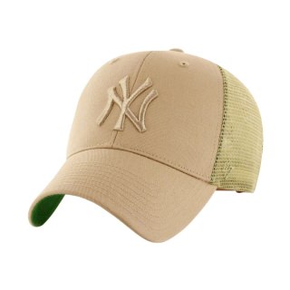 47 Brand Czapka z daszkiem '47 New York Yankees Branson beżowa / khaki B-BRANS17CTP-KH