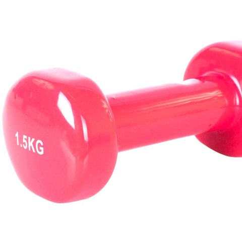 PROfit Hantle winylowe Profit różowe 2x1,5 kg DK 4102