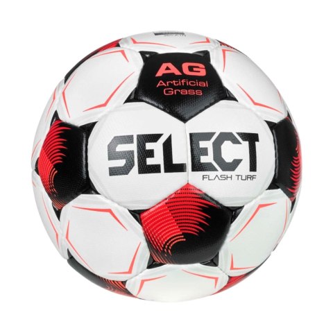 Select Piłka nożna Select FB Flash Turf v26 Fifa Basic 365.A1N biało-czarno-czerwona 110056