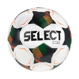 Select Piłka nożna hala Select Futsal Planet v26 FIFA Basic biało-czarno-pomarańczowo-zielona 1014387 310021