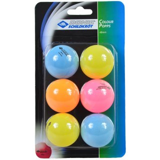 Donic Piłeczki do ping ponga Donic Color 6szt 649015